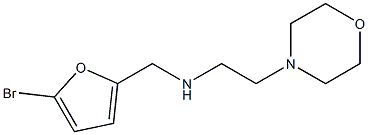 [(5-bromofuran-2-yl)methyl][2-(morpholin-4-yl)ethyl]amine Struktur