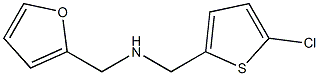 [(5-chlorothiophen-2-yl)methyl](furan-2-ylmethyl)amine Struktur