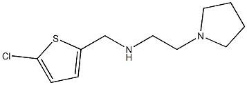 [(5-chlorothiophen-2-yl)methyl][2-(pyrrolidin-1-yl)ethyl]amine Struktur