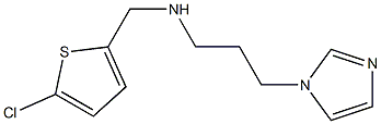 [(5-chlorothiophen-2-yl)methyl][3-(1H-imidazol-1-yl)propyl]amine Struktur