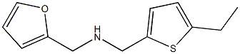 [(5-ethylthiophen-2-yl)methyl](furan-2-ylmethyl)amine Struktur