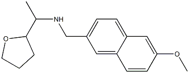 [(6-methoxynaphthalen-2-yl)methyl][1-(oxolan-2-yl)ethyl]amine Struktur