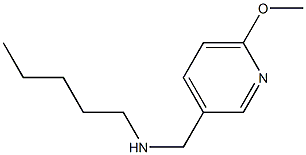 [(6-methoxypyridin-3-yl)methyl](pentyl)amine Struktur