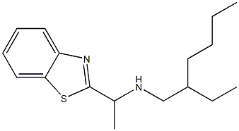 [1-(1,3-benzothiazol-2-yl)ethyl](2-ethylhexyl)amine Struktur