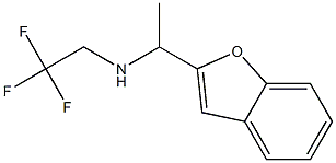 [1-(1-benzofuran-2-yl)ethyl](2,2,2-trifluoroethyl)amine Struktur