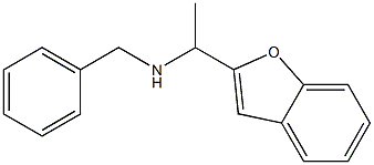 [1-(1-benzofuran-2-yl)ethyl](benzyl)amine Struktur