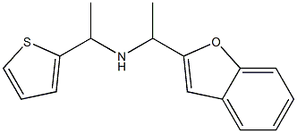 [1-(1-benzofuran-2-yl)ethyl][1-(thiophen-2-yl)ethyl]amine Struktur