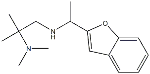 [1-(1-benzofuran-2-yl)ethyl][2-(dimethylamino)-2-methylpropyl]amine Struktur