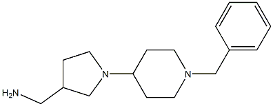 [1-(1-benzylpiperidin-4-yl)pyrrolidin-3-yl]methylamine Struktur