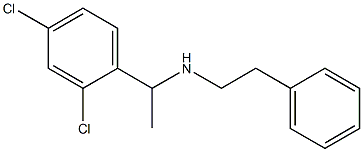 [1-(2,4-dichlorophenyl)ethyl](2-phenylethyl)amine Struktur