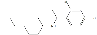 [1-(2,4-dichlorophenyl)ethyl](octan-2-yl)amine Struktur