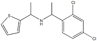 [1-(2,4-dichlorophenyl)ethyl][1-(thiophen-2-yl)ethyl]amine Struktur