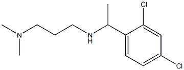 [1-(2,4-dichlorophenyl)ethyl][3-(dimethylamino)propyl]amine Struktur