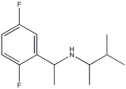 [1-(2,5-difluorophenyl)ethyl](3-methylbutan-2-yl)amine Struktur