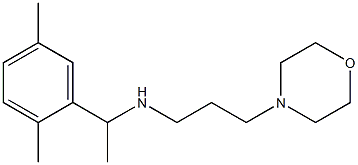 [1-(2,5-dimethylphenyl)ethyl][3-(morpholin-4-yl)propyl]amine Struktur