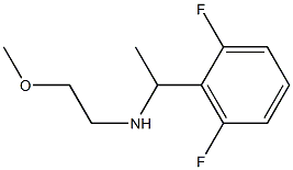 [1-(2,6-difluorophenyl)ethyl](2-methoxyethyl)amine Struktur