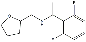 [1-(2,6-difluorophenyl)ethyl](oxolan-2-ylmethyl)amine Struktur