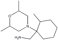 [1-(2,6-dimethylmorpholin-4-yl)-2-methylcyclohexyl]methylamine Struktur