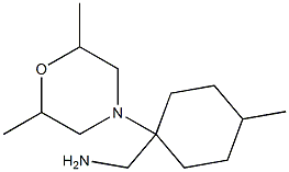 [1-(2,6-dimethylmorpholin-4-yl)-4-methylcyclohexyl]methylamine Struktur