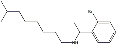 [1-(2-bromophenyl)ethyl](7-methyloctyl)amine Struktur