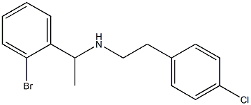 [1-(2-bromophenyl)ethyl][2-(4-chlorophenyl)ethyl]amine Struktur