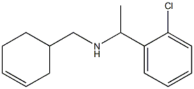 [1-(2-chlorophenyl)ethyl](cyclohex-3-en-1-ylmethyl)amine Struktur