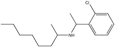 [1-(2-chlorophenyl)ethyl](octan-2-yl)amine Struktur