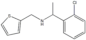 [1-(2-chlorophenyl)ethyl](thiophen-2-ylmethyl)amine Struktur