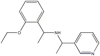 [1-(2-ethoxyphenyl)ethyl][1-(pyridin-3-yl)ethyl]amine Struktur