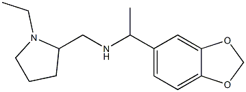 [1-(2H-1,3-benzodioxol-5-yl)ethyl][(1-ethylpyrrolidin-2-yl)methyl]amine Struktur