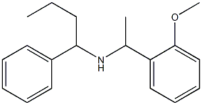 [1-(2-methoxyphenyl)ethyl](1-phenylbutyl)amine Struktur