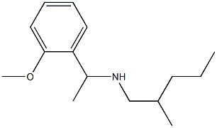 [1-(2-methoxyphenyl)ethyl](2-methylpentyl)amine Struktur