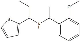 [1-(2-methoxyphenyl)ethyl][1-(thiophen-2-yl)propyl]amine Struktur