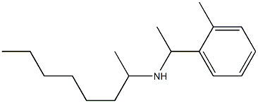 [1-(2-methylphenyl)ethyl](octan-2-yl)amine Struktur