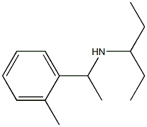 [1-(2-methylphenyl)ethyl](pentan-3-yl)amine Struktur