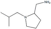 [1-(2-methylpropyl)pyrrolidin-2-yl]methanamine Struktur