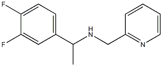 [1-(3,4-difluorophenyl)ethyl](pyridin-2-ylmethyl)amine Struktur