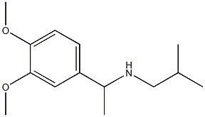 [1-(3,4-dimethoxyphenyl)ethyl](2-methylpropyl)amine Struktur