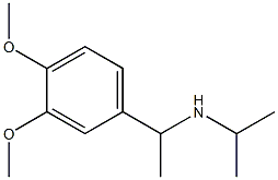 [1-(3,4-dimethoxyphenyl)ethyl](propan-2-yl)amine Struktur