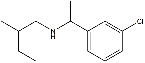 [1-(3-chlorophenyl)ethyl](2-methylbutyl)amine Struktur