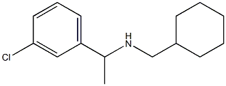 [1-(3-chlorophenyl)ethyl](cyclohexylmethyl)amine Struktur