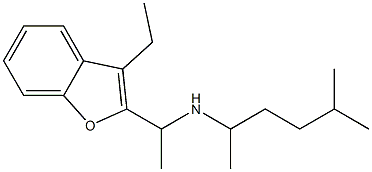 [1-(3-ethyl-1-benzofuran-2-yl)ethyl](5-methylhexan-2-yl)amine Struktur