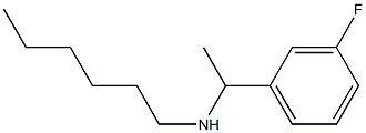 [1-(3-fluorophenyl)ethyl](hexyl)amine Struktur