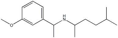 [1-(3-methoxyphenyl)ethyl](5-methylhexan-2-yl)amine Struktur