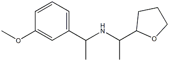 [1-(3-methoxyphenyl)ethyl][1-(oxolan-2-yl)ethyl]amine Struktur