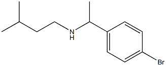 [1-(4-bromophenyl)ethyl](3-methylbutyl)amine Struktur