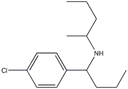 [1-(4-chlorophenyl)butyl](pentan-2-yl)amine Struktur