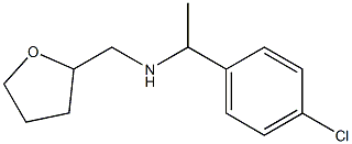 [1-(4-chlorophenyl)ethyl](oxolan-2-ylmethyl)amine Struktur