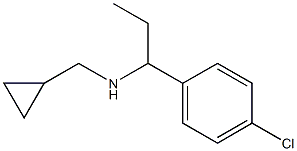 [1-(4-chlorophenyl)propyl](cyclopropylmethyl)amine Struktur