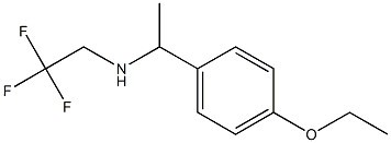 [1-(4-ethoxyphenyl)ethyl](2,2,2-trifluoroethyl)amine Struktur